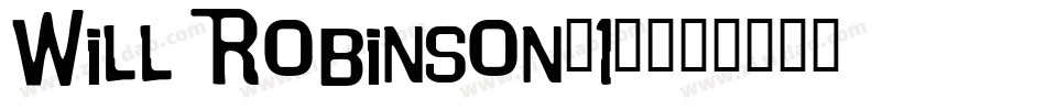 Will Robinson(1)字体转换